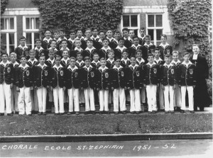 Chorale de l'école St-Zéphirin - 1951-52